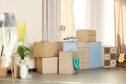 Removals van service preparing for a local move in Stamford Hill