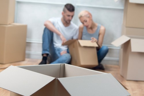 Packing and furniture loading for a Stamford Hill house move