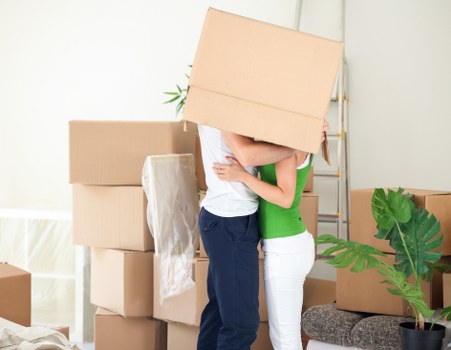 Furniture pick-up and small move transport illustration