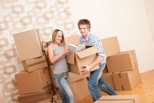 Removal team supporting a house move in Stamford Hill