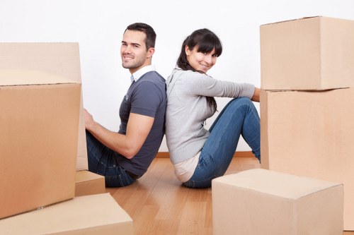 Quotation request and moving support illustration
